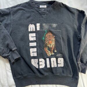 Anine Bing Wild Cat Sweatshirt (rare)